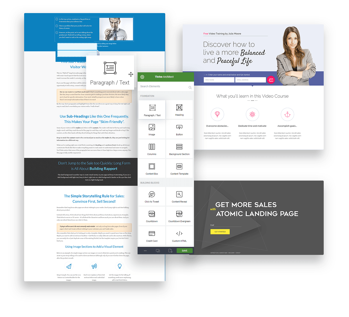 Visual Page Builder for Sales Pages Visual Page Builder for Sales Pages