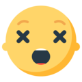 Mozilla's astonished face emoji