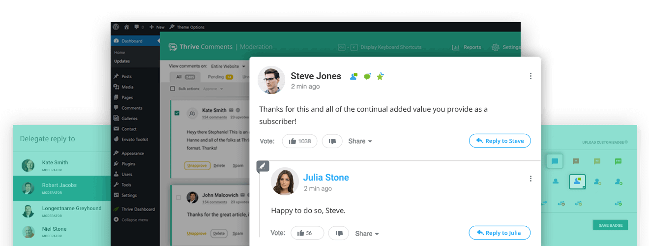 Thrive Comments Plugin Thrive Comments Plugin Design