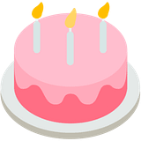 Cake emoji from Mozilla