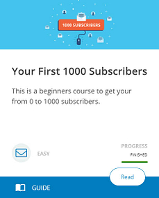 Your First 1000 Subscribers