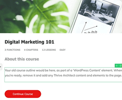 Visually Edit the Course Overview