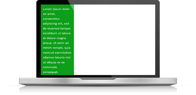 Fixed width percentage on desktop