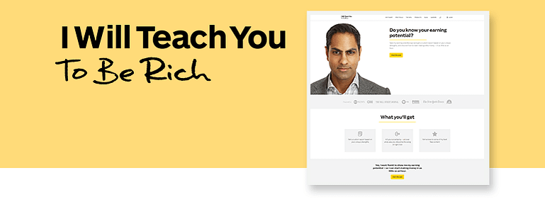 Types of Content on Ramit Sethi's Website