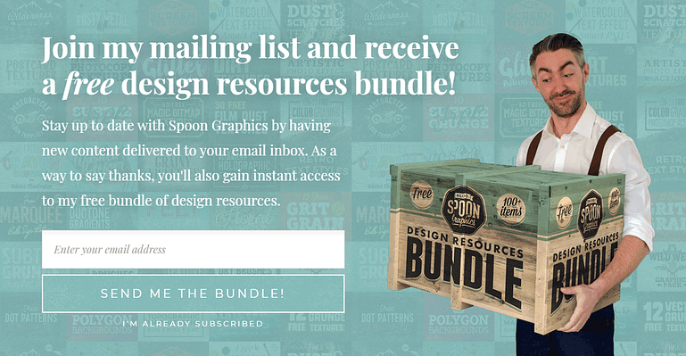 Free design resources bundle - Spoon Graphics