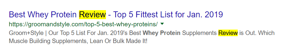 intitle search example
