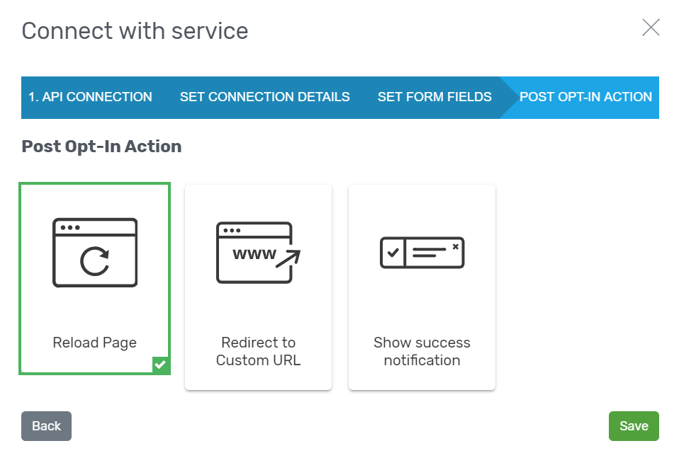 Connect with service