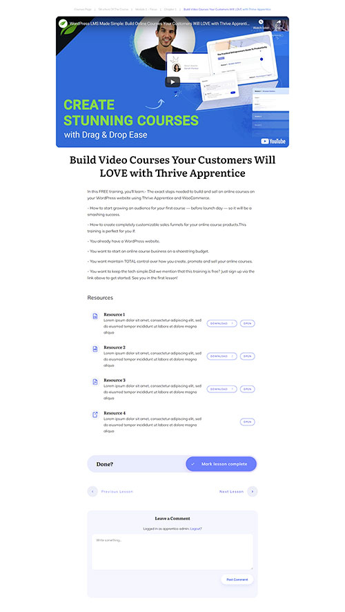 Rounded Video Lesson