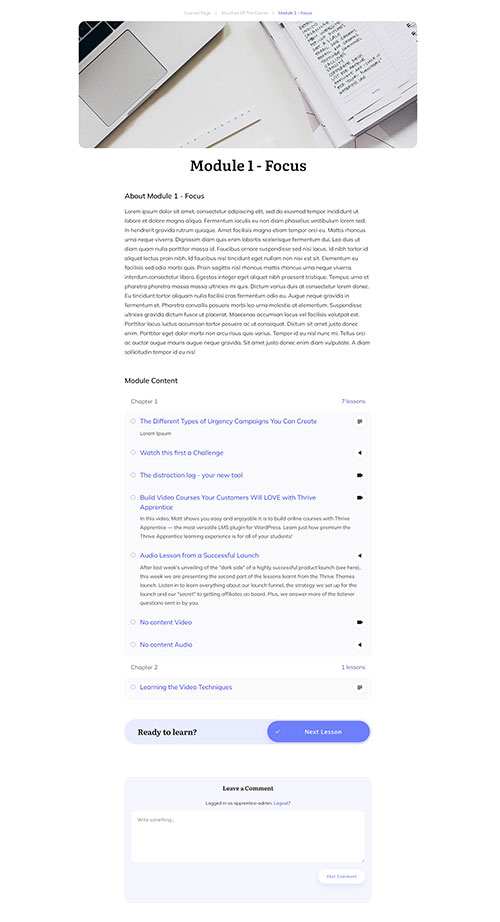 rounded module
