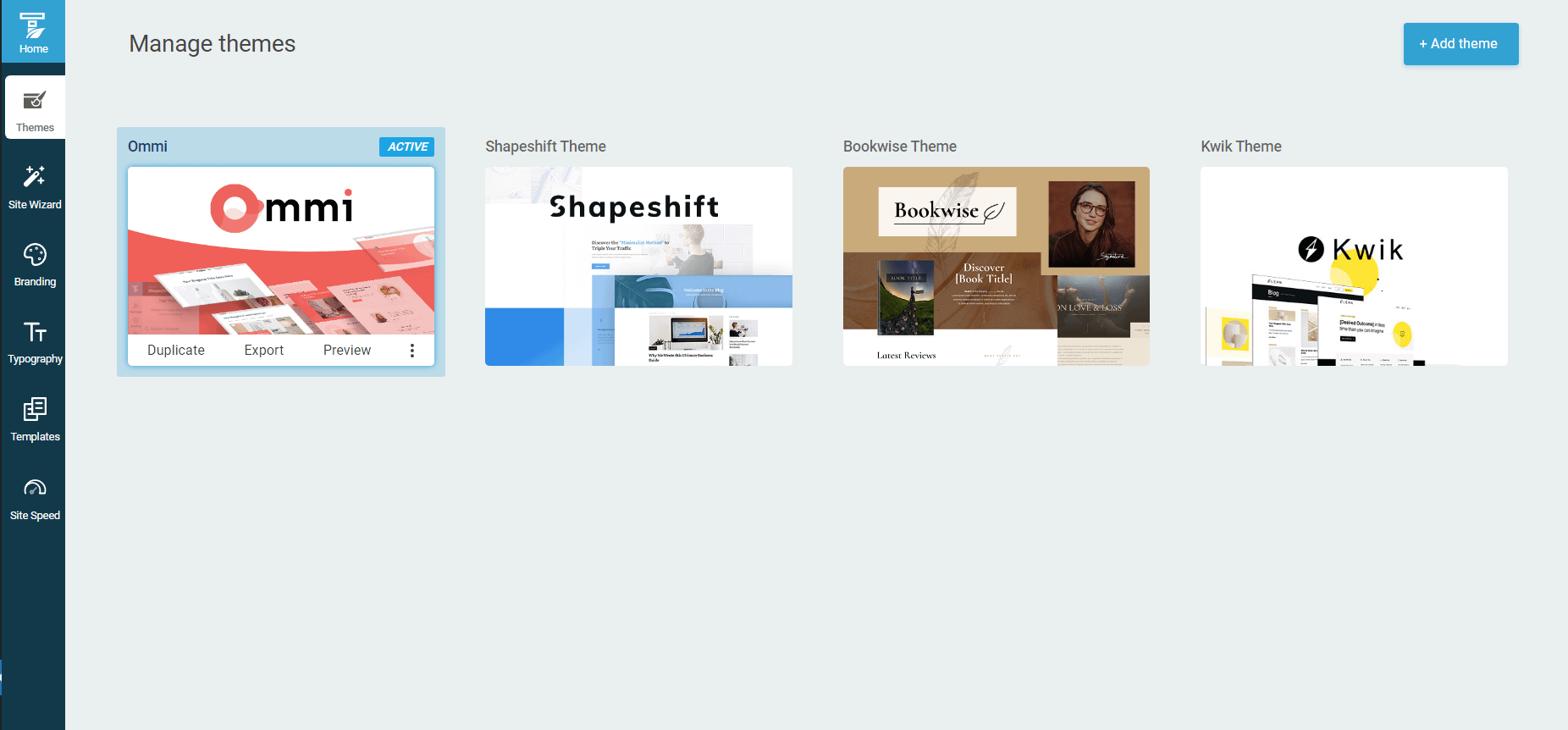 Pick a Theme
