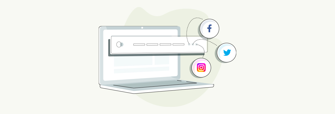 wordpress add social icons to menu