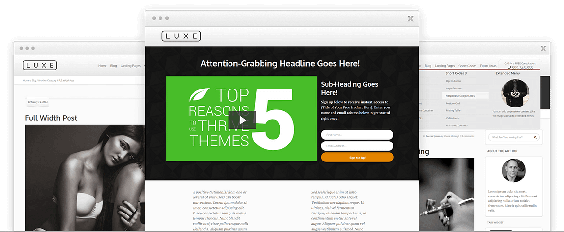 Thrive Themes Luxe WordPress Theme