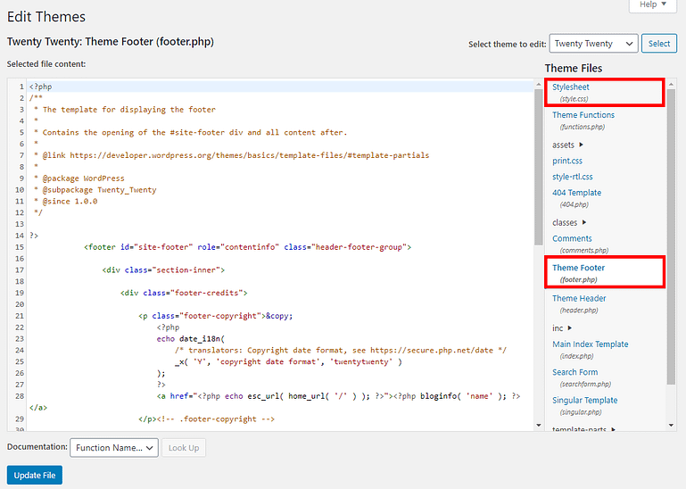 Wordpress edit header menu image