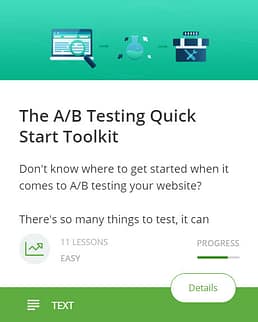 The A/B Testing Quick Start Toolkit