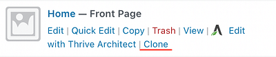 clone function