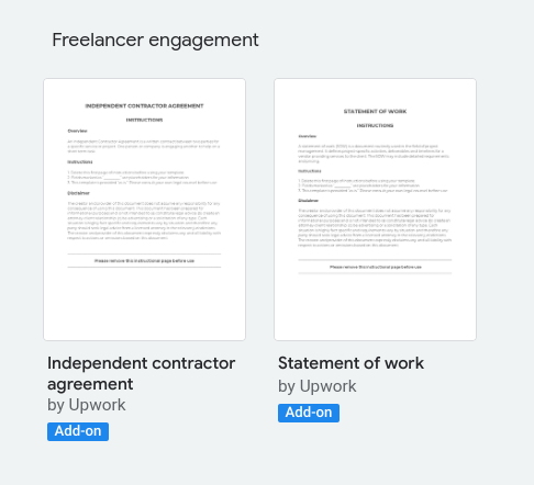 Google docs freelance invoice templates.