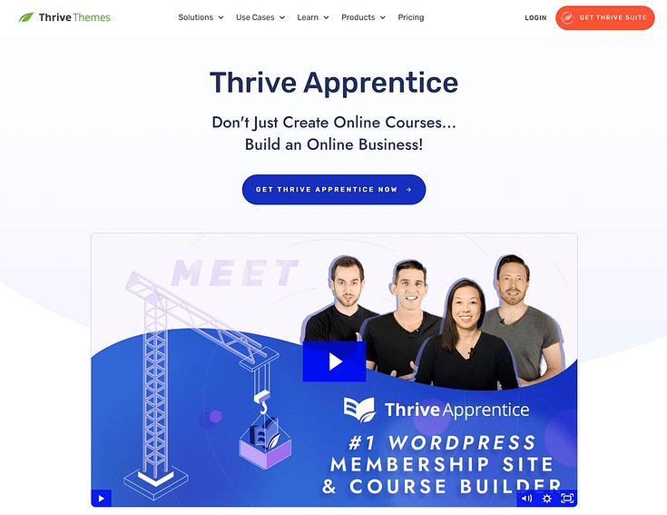 Thrive Apprentice Landing Page