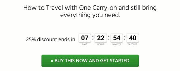 Place the timer near a call-to-action for higher conversions.