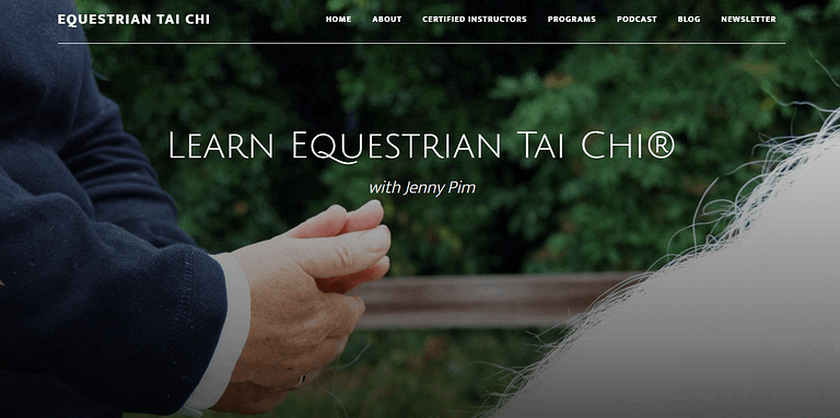 Jenny Pim's Equestrian Tai Chi online course