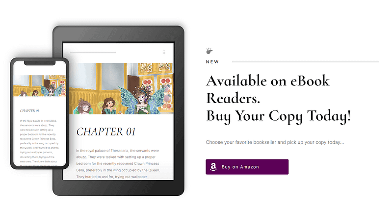 Easily create ebook reader mockups with Bookwise