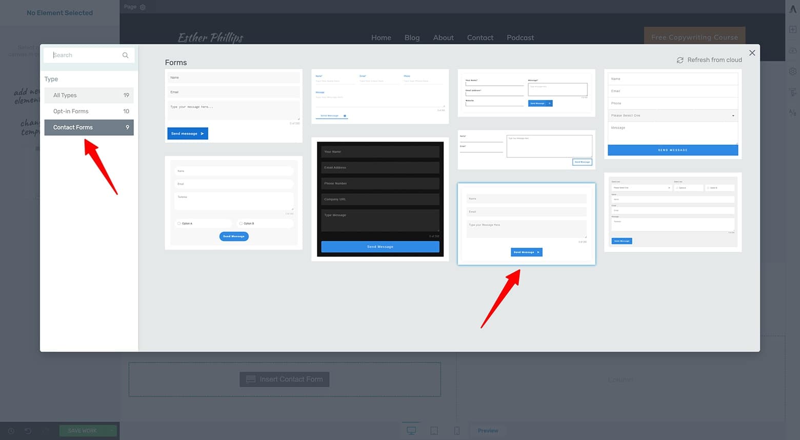 Contact-Form-Template-Library Contact Form Element Template Library