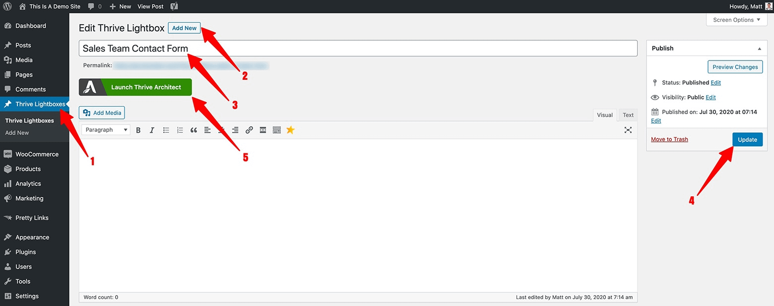 Create-New-Thrive-Lightbox-in-WordPress-Dashboard How to create a new Thrive Lightbox in the WordPress Dashboard