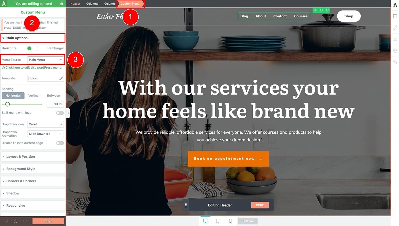 How to Select a Saved WordPress Menu Select a saved WordPress Menu