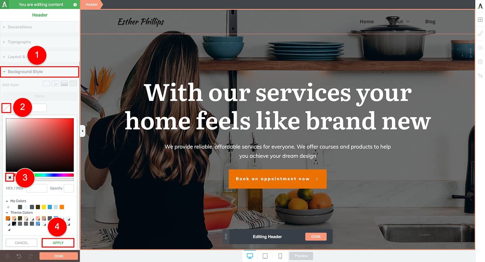 Make-Header-Background-Transparent Make your "On Load" header state transparent