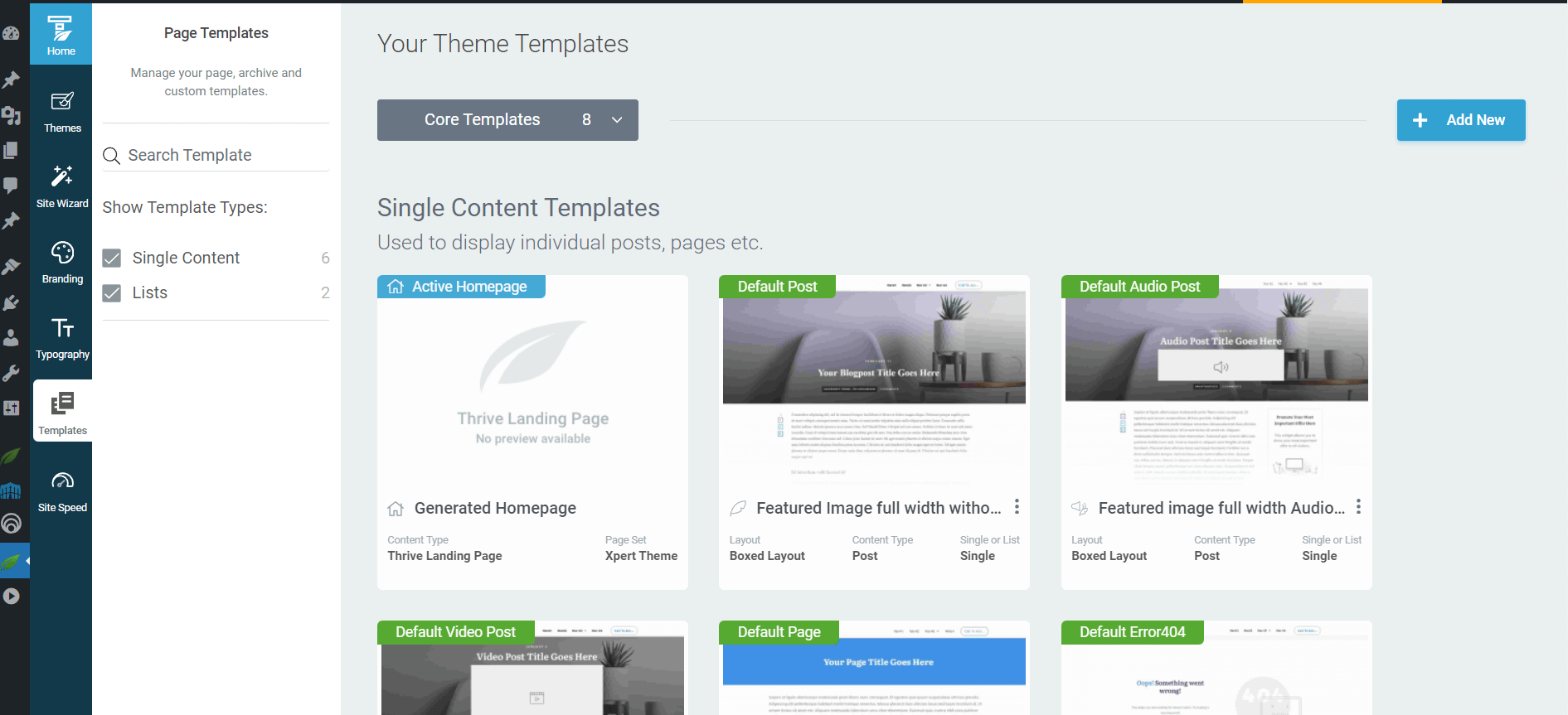 3. Templates hubg
