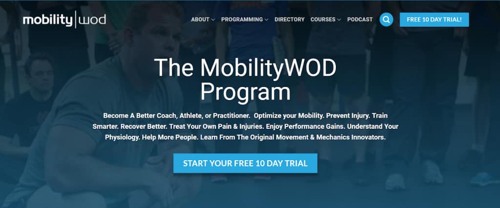 Call-to-action examples MobilityWOD