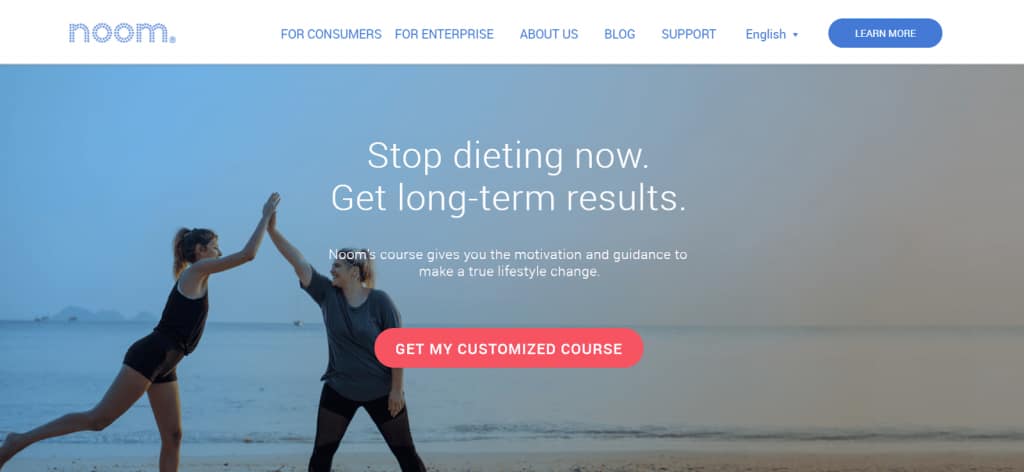 CTA example Noom