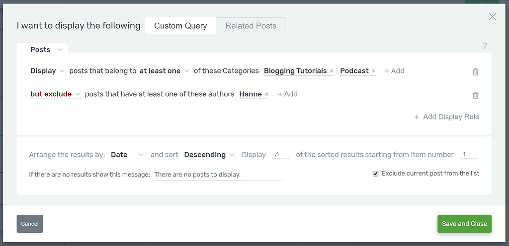 Post Grid filter options (1) Post Grid filter options