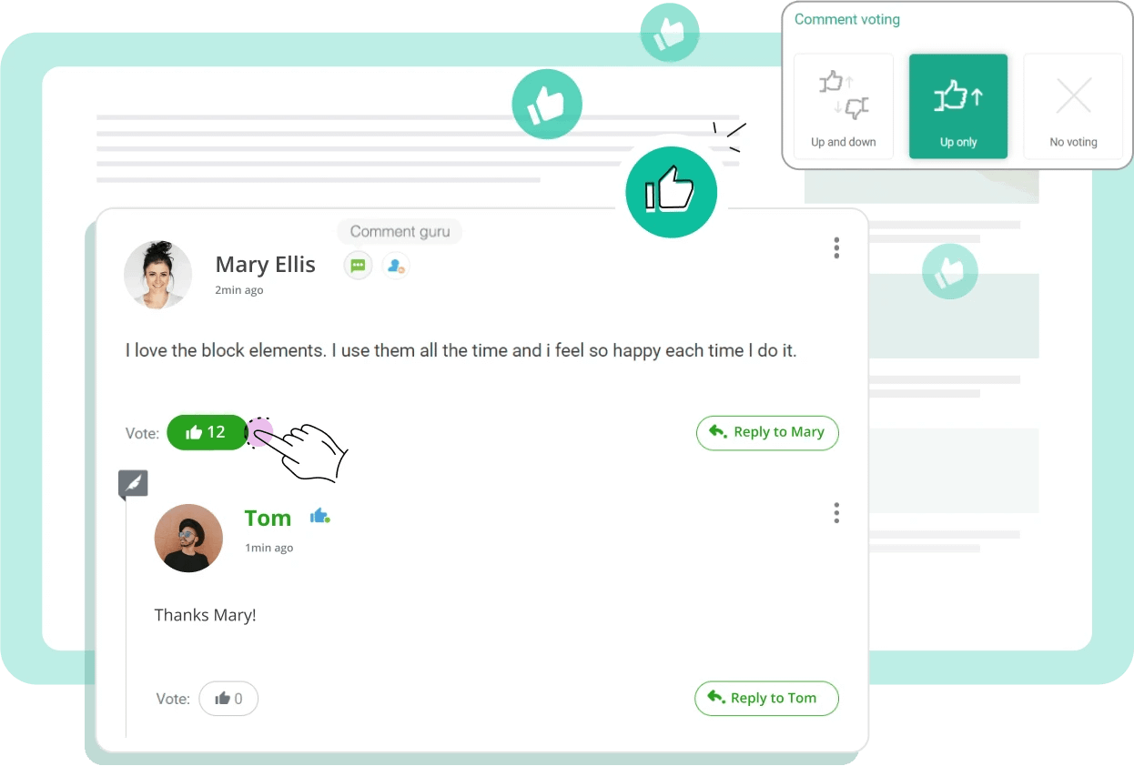 Build Community WordPress comments plugin