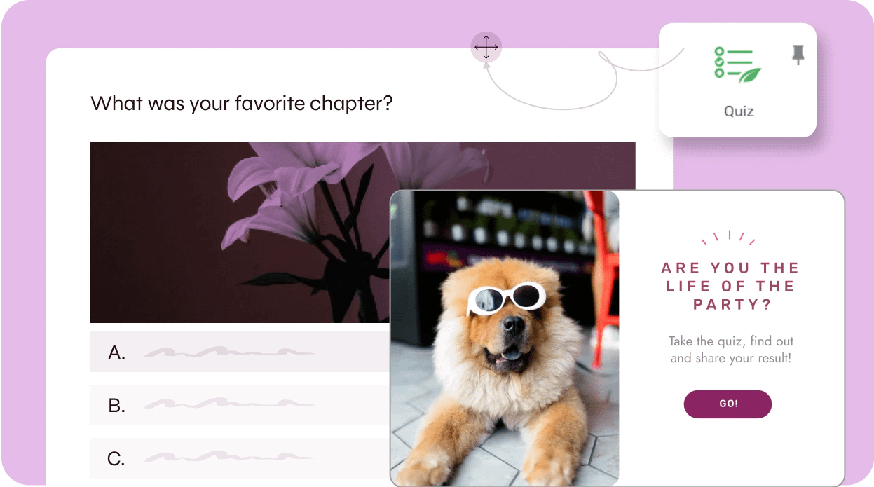 Engaging Quizzes WordPress quiz example