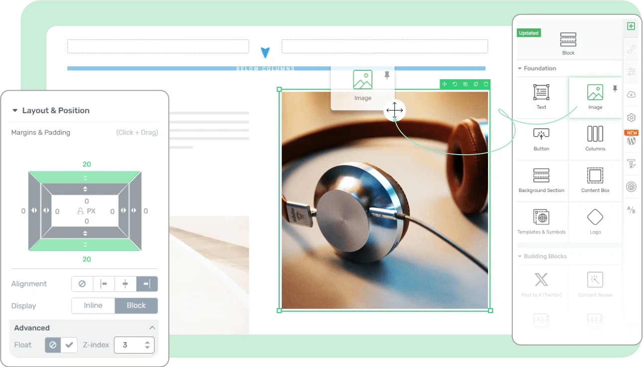 Layout Control WordPress page builder