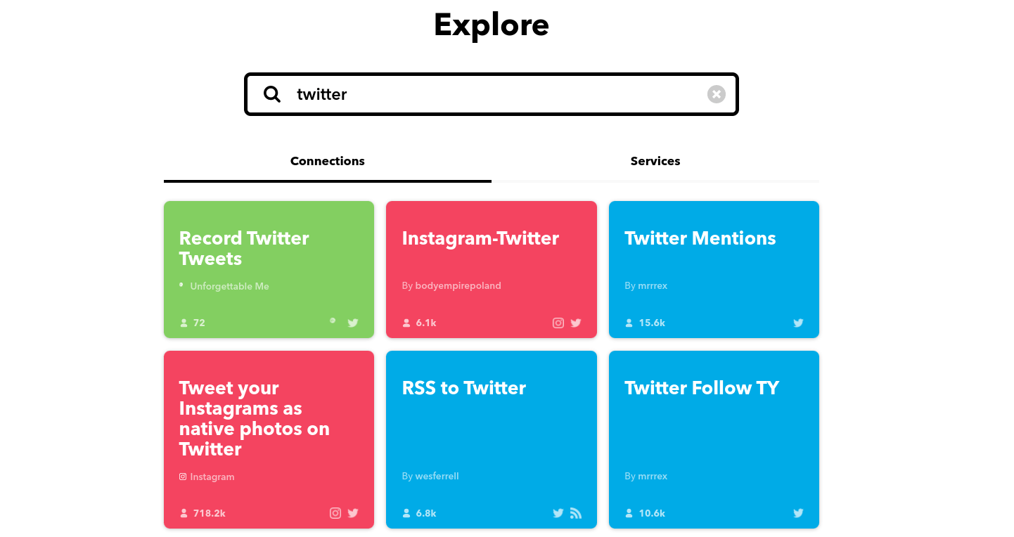 ifttt recipes