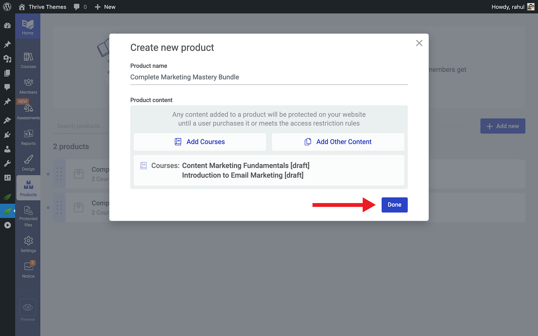 Creating a Course Bundle Step by Step - Done in Thrive Apprentice