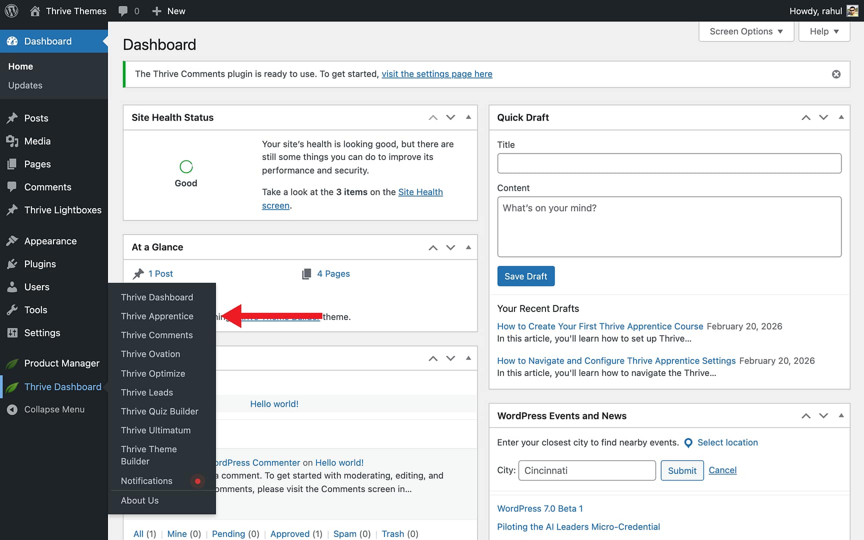 Creating a Free Course in Thrive Apprentice - Thrive Apprentice in Thrive Apprentice