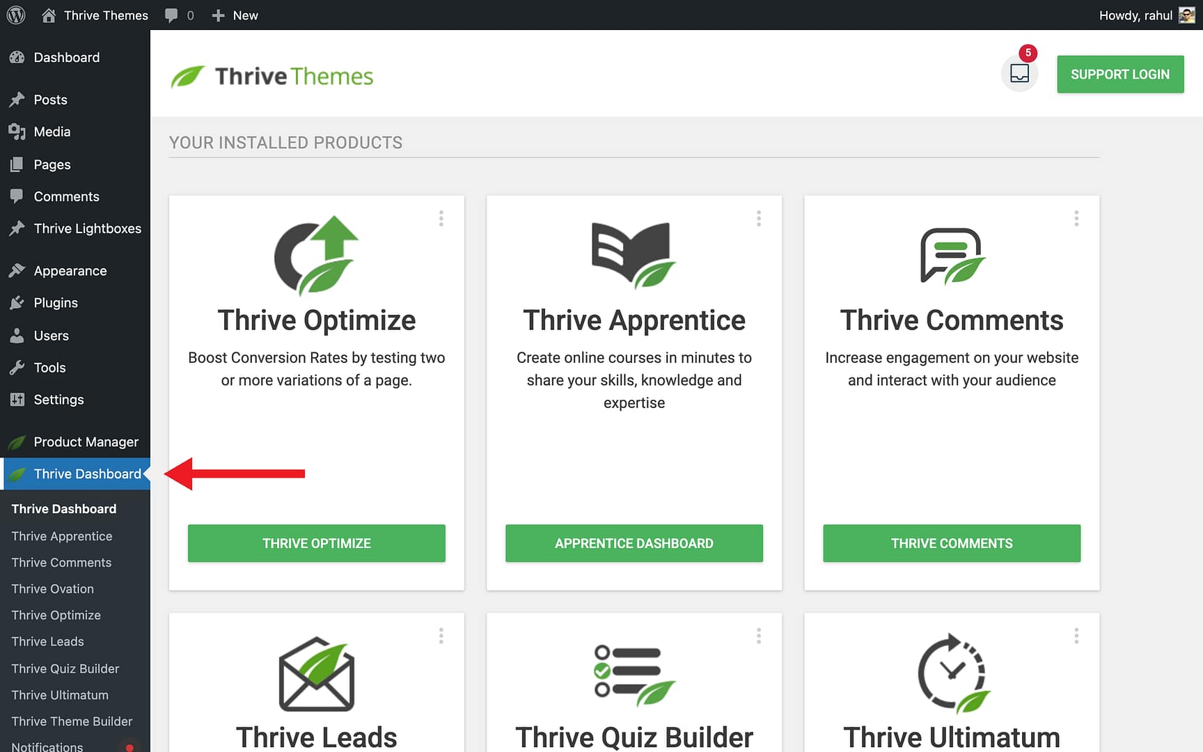 How to Use Bulk Actions - Thrive Dashboard in Thrive Apprentice