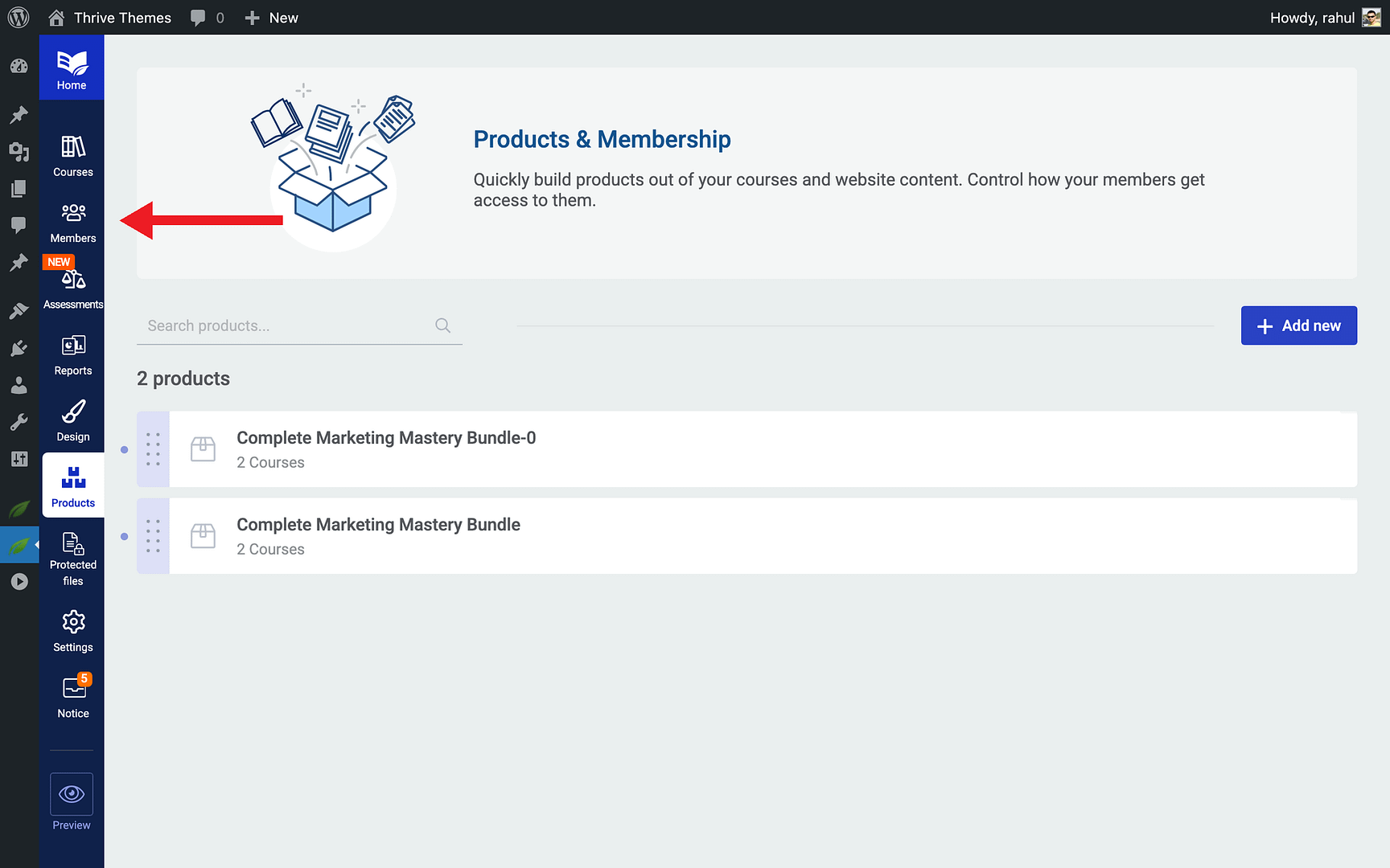 Revoking Product Access - Members in Thrive Apprentice