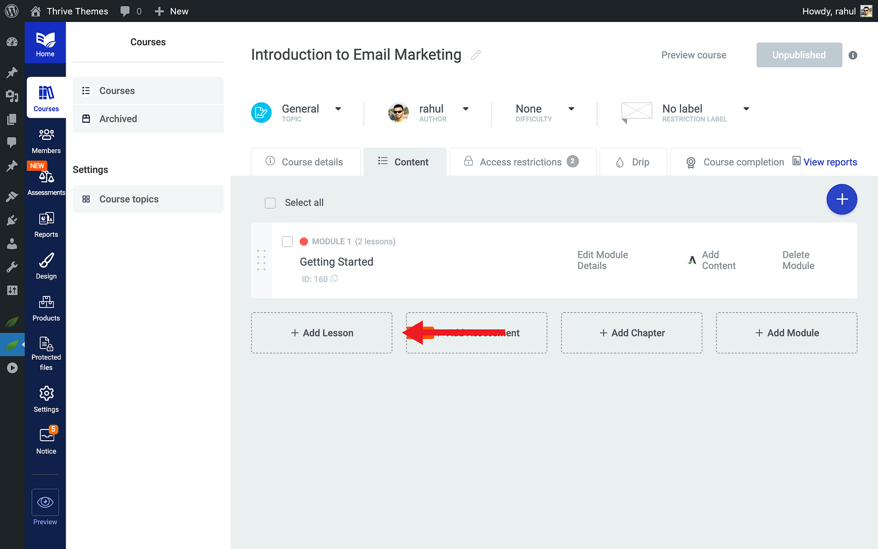 Step 1: Create Your Course Content - Thrive Architect in Thrive Apprentice