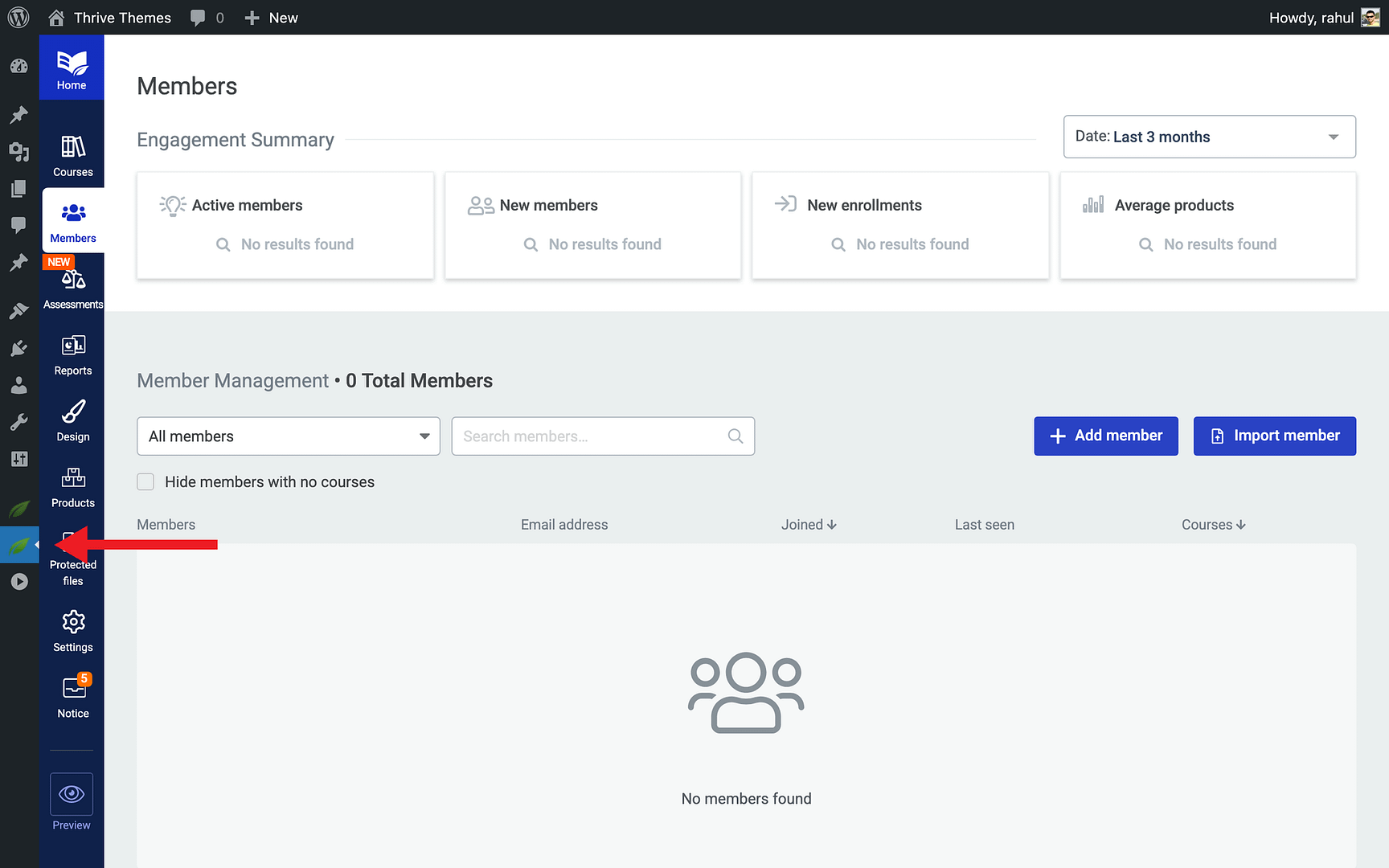 Step 2: Import the CSV into Thrive Apprentice - Thrive Dashboard in Thrive Apprentice