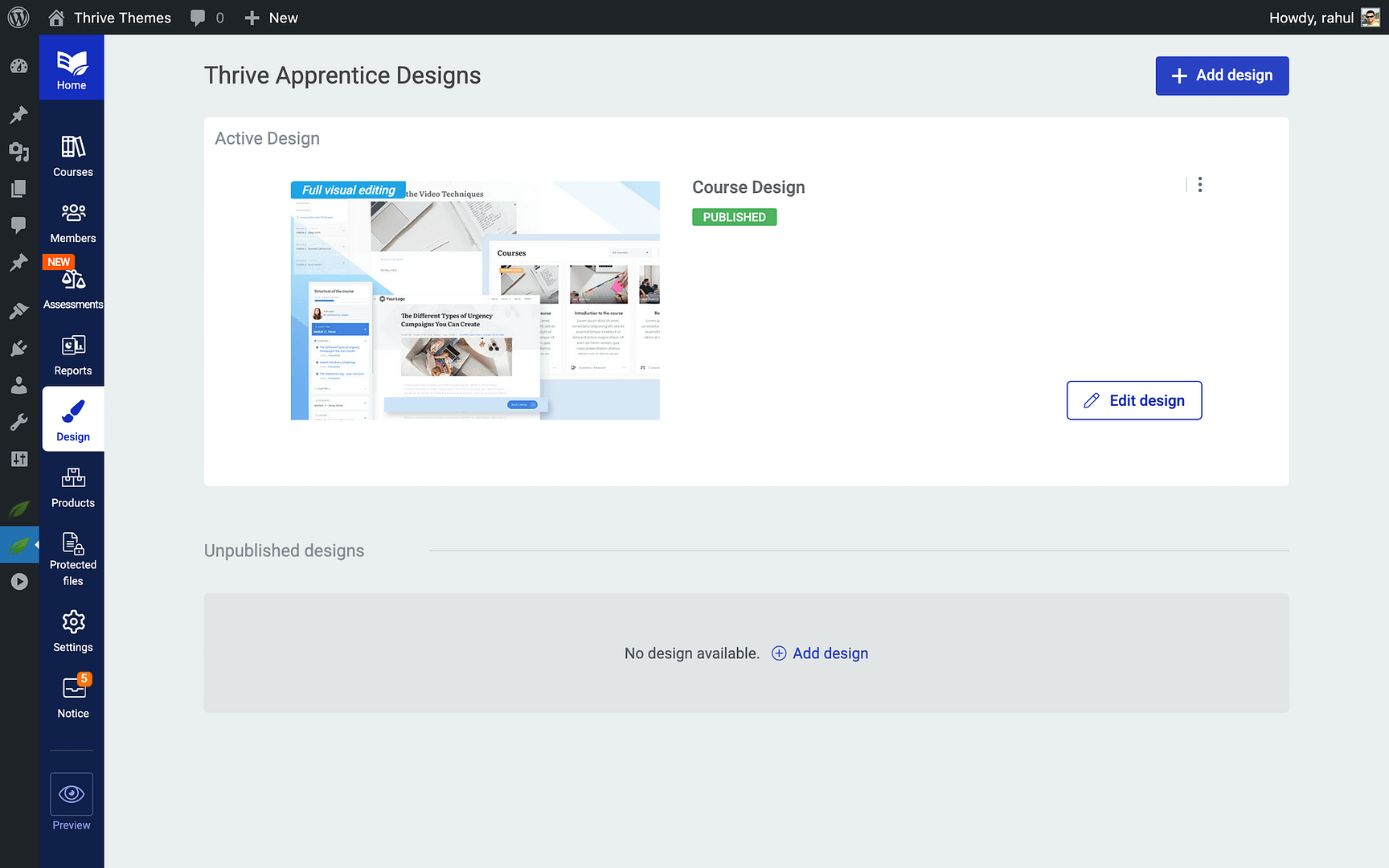 Using Shortcodes in the Template - Message in Thrive Apprentice