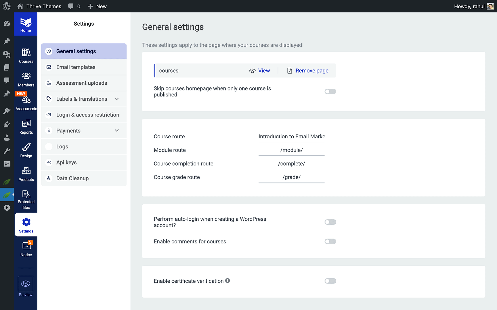 Where to Find Dynamic Labels - Access Restrictions in Thrive Apprentice