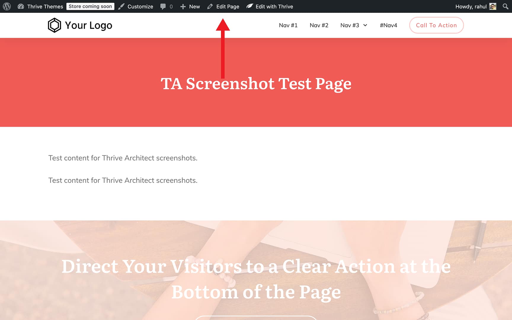 Accessing Status and Visibility - Page in Thrive Architect