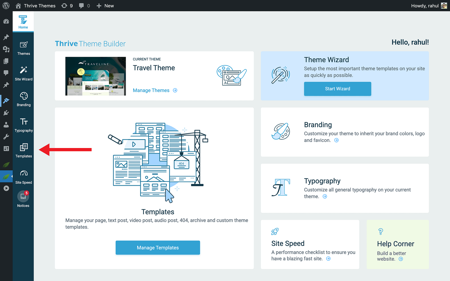 Enabling the Reading Progress Indicator - Templates in Thrive Theme Builder