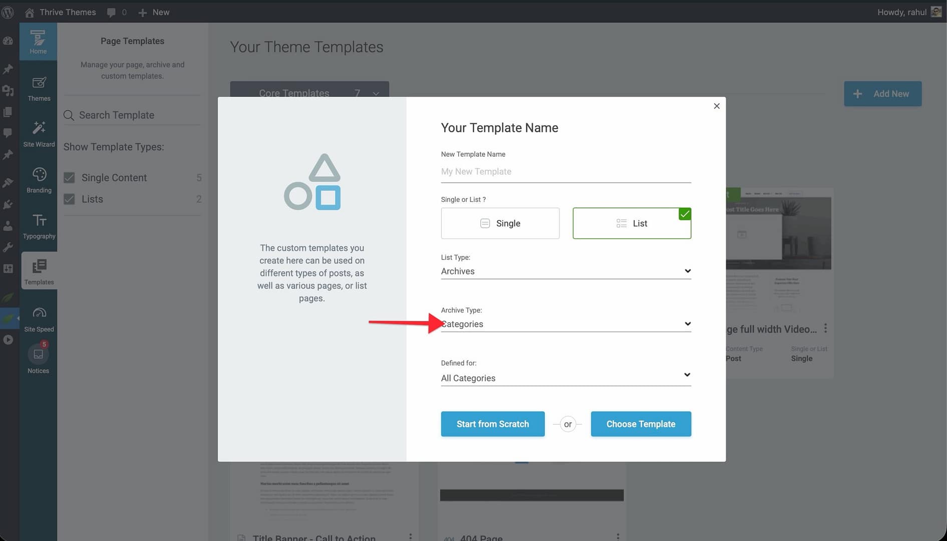 How to Create and Customize List and Archive Templates in Thrive Theme ...
