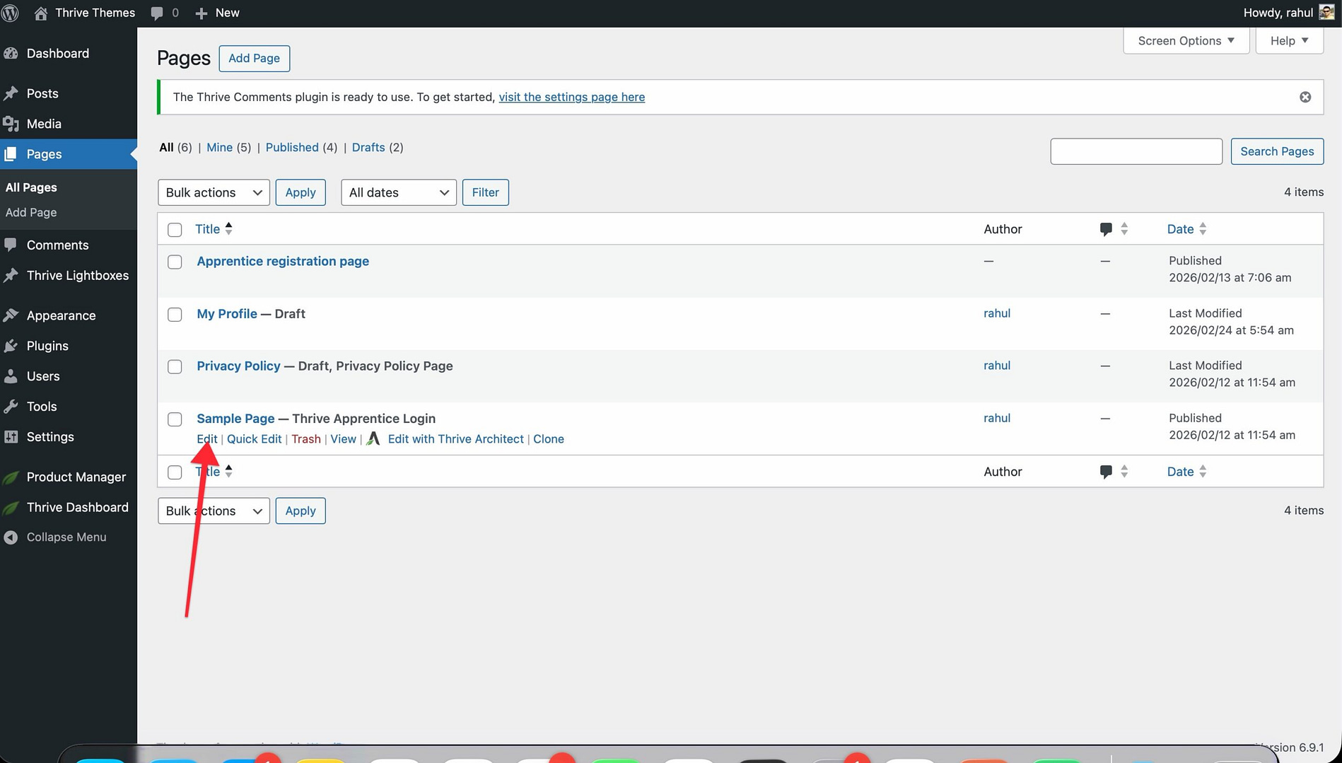 How to Apply Templates to Pages and Posts in Thrive Theme Builder