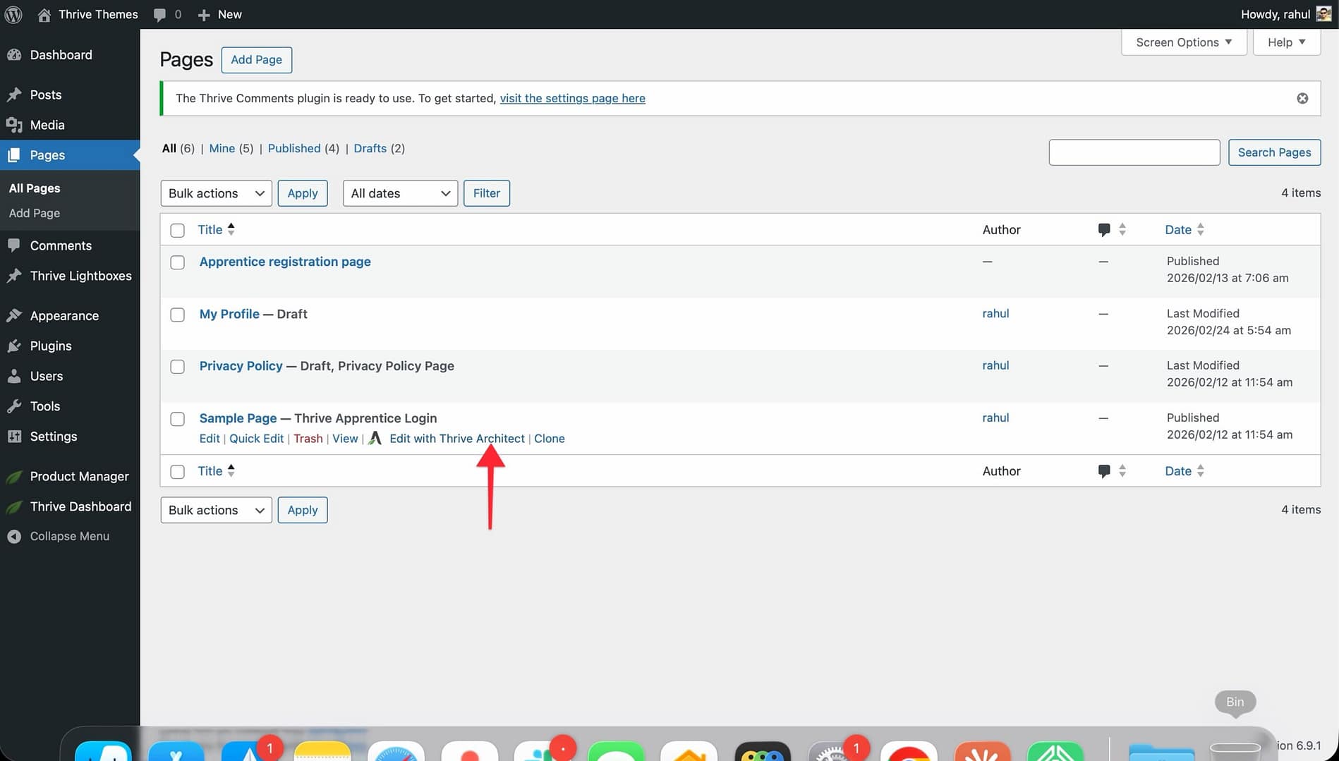 How to Apply Templates to Pages and Posts in Thrive Theme Builder