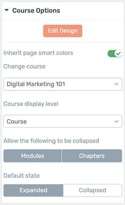 Apprentice Lesson List display options